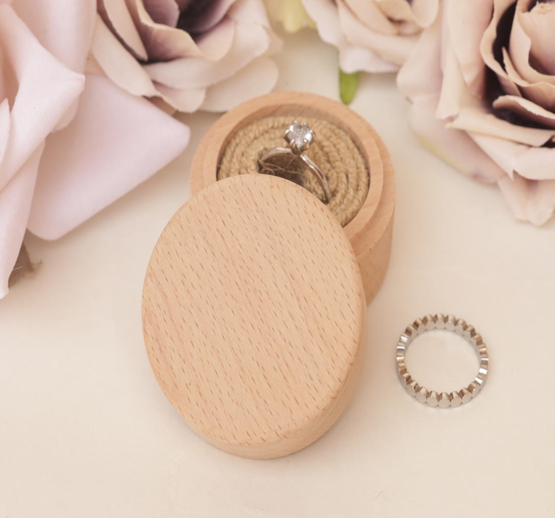 Personalized Wooden Ring Boxes