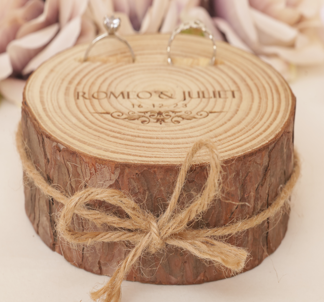Personlaised Wooden Ring Boxes
